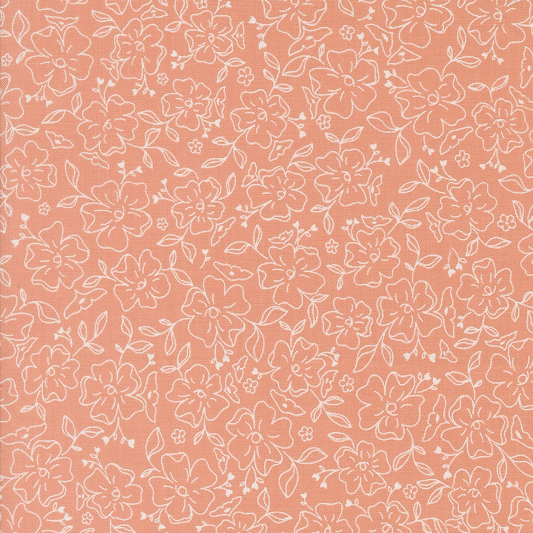 Dainty Meadow By My Sew Quilty Life For Moda - Coral