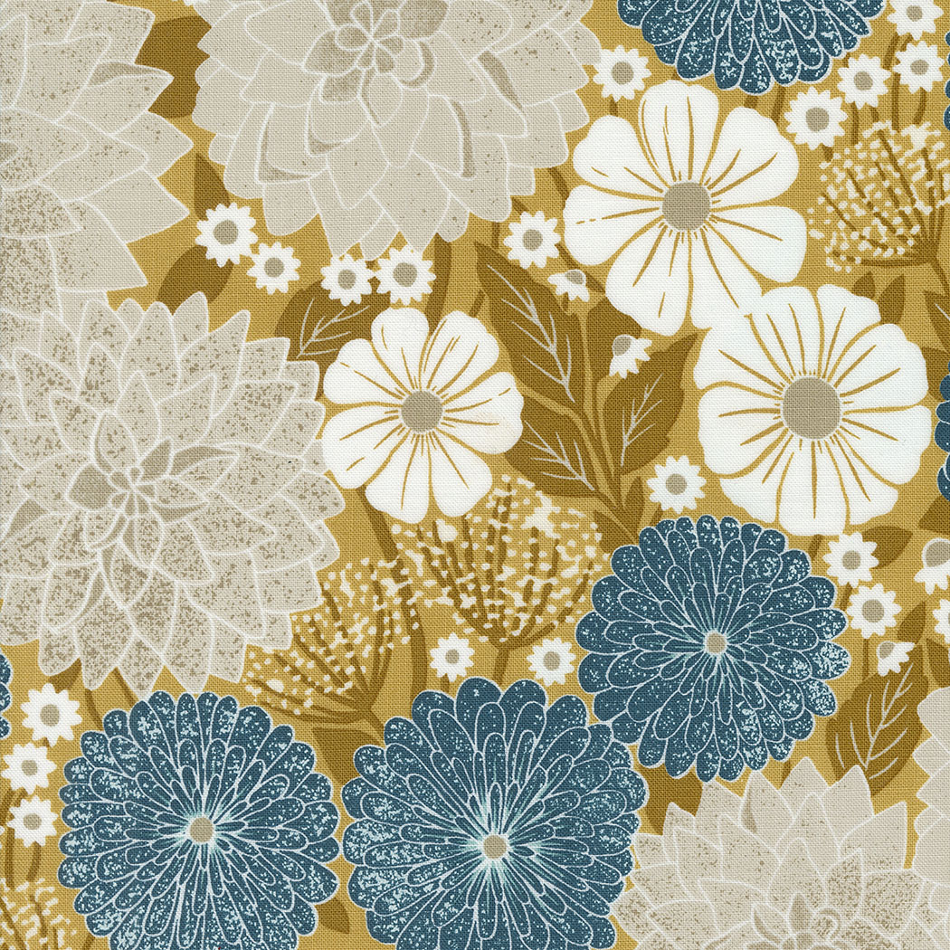 Field Of Flowers By Katharine Watson For Moda - Goldenrod