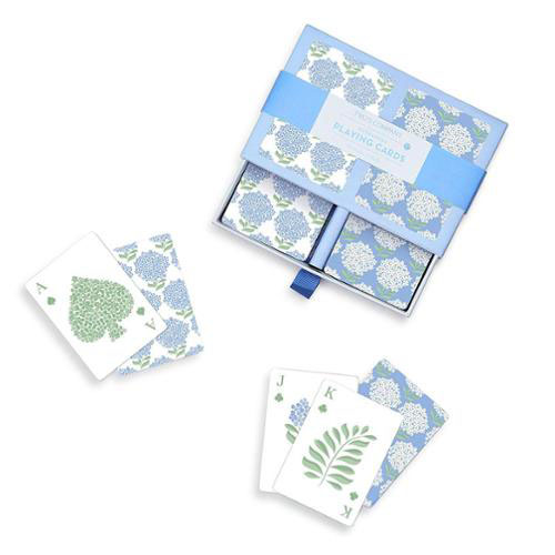 Hydrangea Playing Cards By Twos Company Inc. For Moda  - Multiple Of 2
