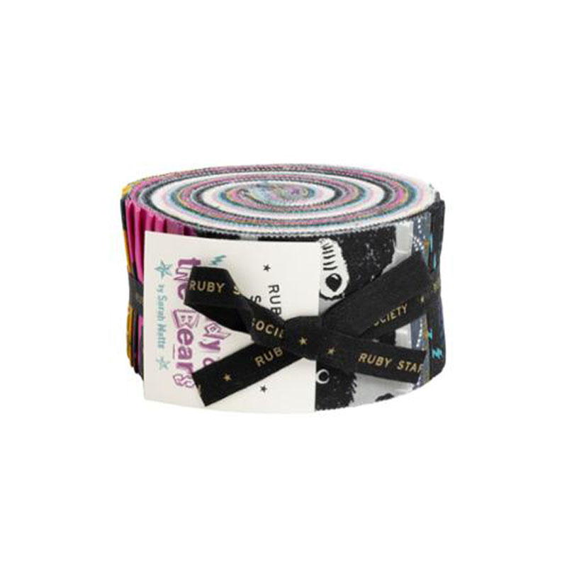 Teddy And The Bears Jelly Rolls By Moda - Packs Of 4