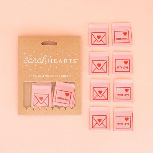 Sew In Labels W/Love Envelope By Sarah Hearts For Moda - Multiple Of 6