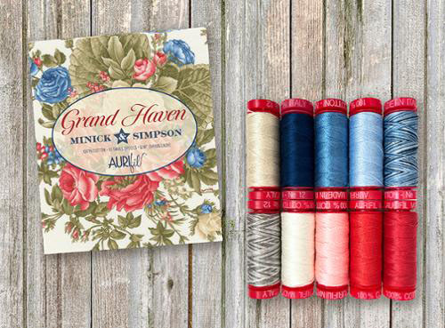 Grand Haven Aurifil (10 Spools) By Minick And Simpson For Moda