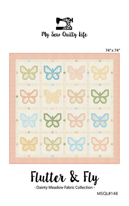 Flutter And Fly Pattern By My Sew Quilty Life For Moda  - Minimum Of 3