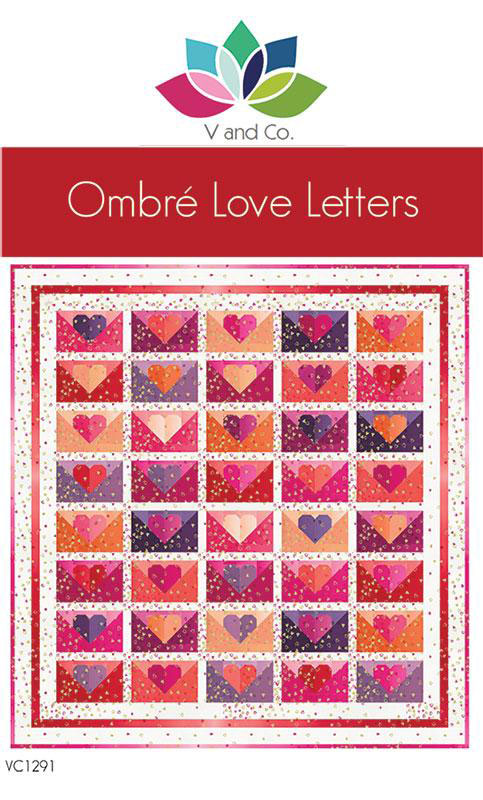 Ombre Love Letters Pattern By V And Co. For Moda  - Minimum Of 3