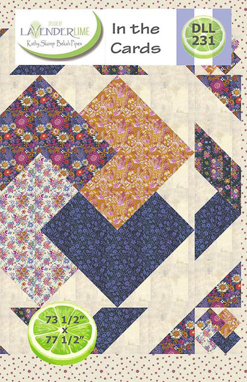 In The Cards Pattern By Lavender Lime For Moda  - Minimum Of 3