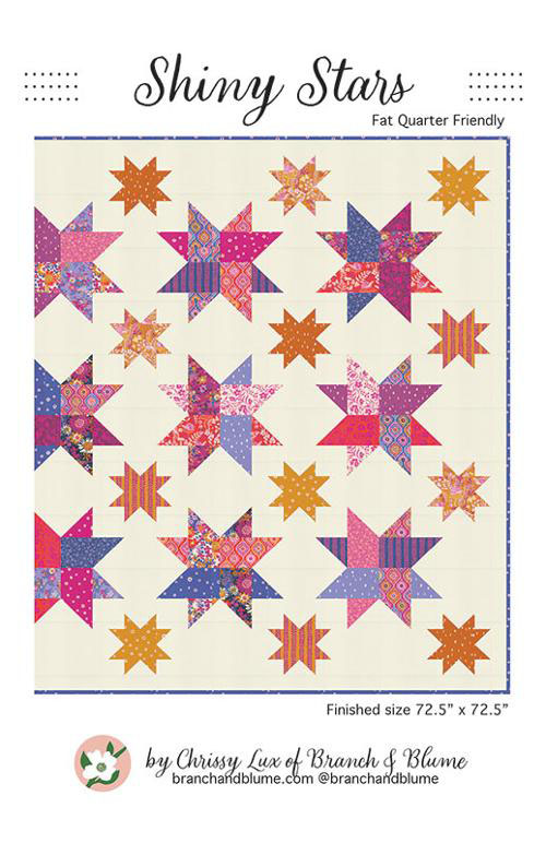 Shiny Stars Quilt Pattern By Branch And Blume For Moda  - Minimum Of 3