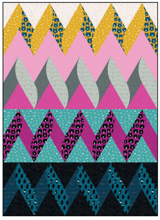 Zigs Pattern By Everday Stitches For Moda  - Minimum Of 3