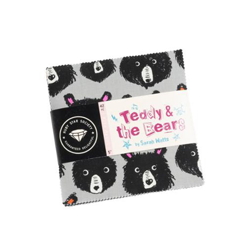 Teddy And The Bears Charm Packs By Moda - Packs Of 12