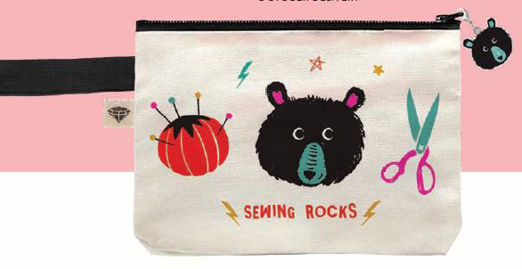 Sewing Rocks Pouch By Ruby Star Society  For Moda - Multiple Of 6