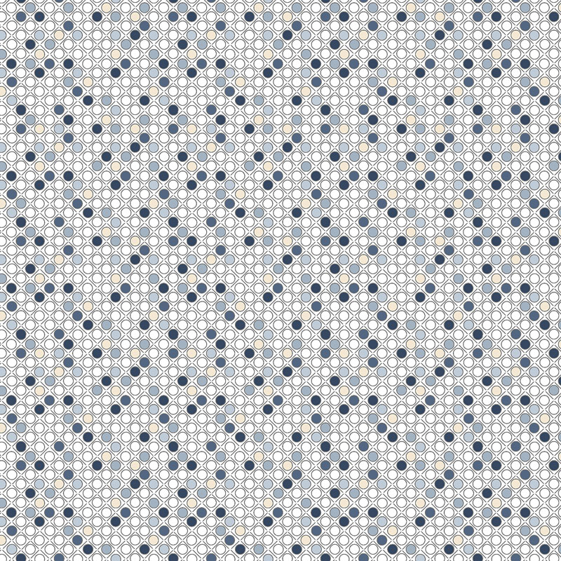 Miniature Minis Iii By Rjr Studio For Rjr Fabrics - Foulard Geo - Slate