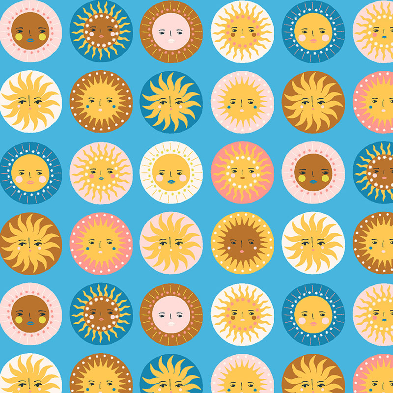 A Sunshine Story By Duchess Plum For Cotton + Steel Fabrics - Glow Up - Tropical Oasis