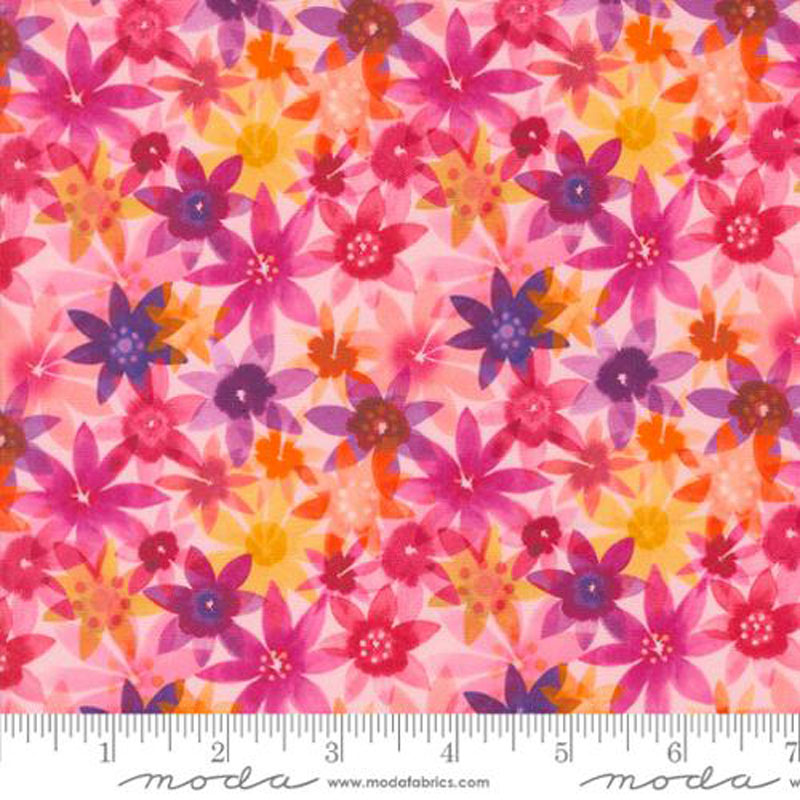 Flower Patches By Amarilys Henderson For Moda - Bubblegum