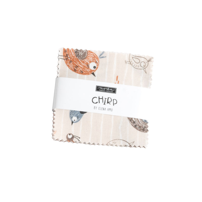 Chirp Mini Charm Packs By Moda - Packs Of 24