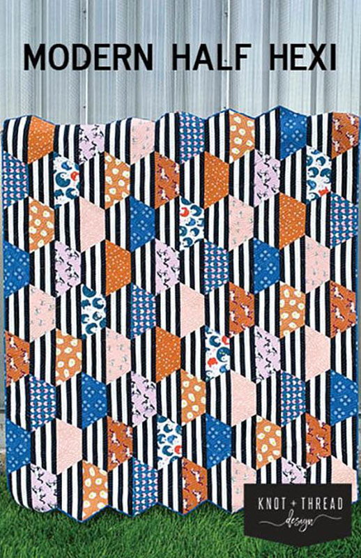 Modern Half Hexi Bag Pattern By Annie For Moda - Min. Of 3