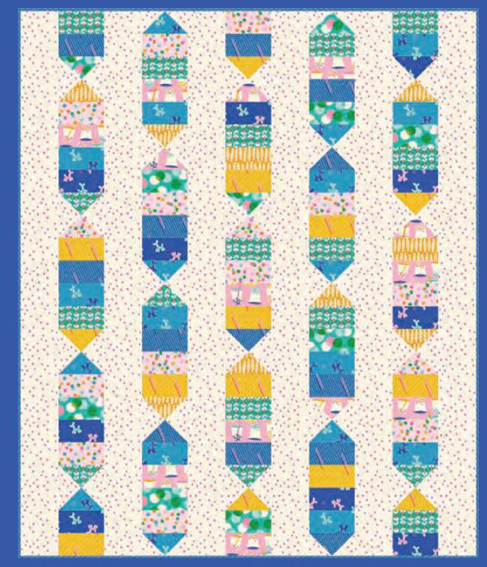 Candy Stripes Pattern By Meadow Mist Designs For Moda  - Minimum Of 3