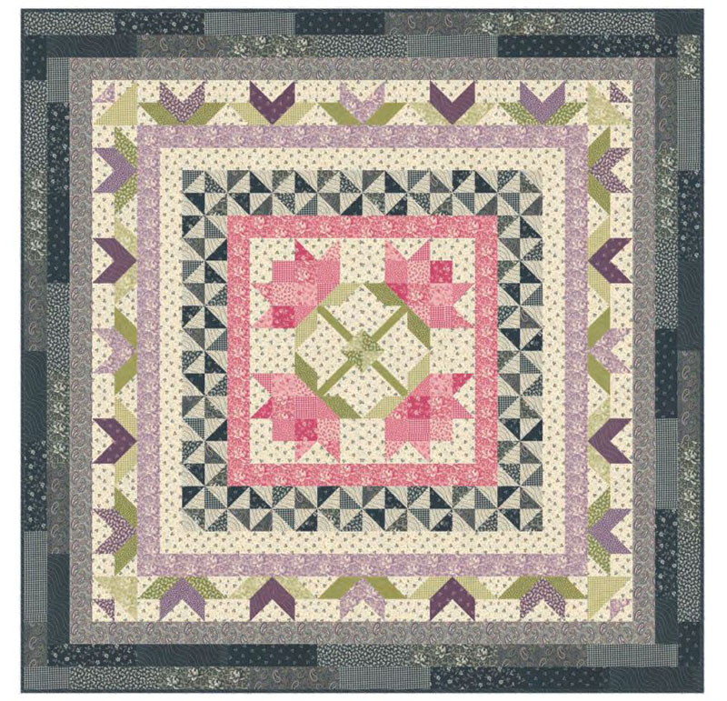 Lilacs And Roses Pattern By Betsy Chutchian For Moda - Minimum Of 3