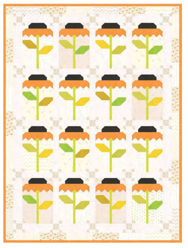 Black Eyed Susan Pattern By Fig Tree & Co. For  Moda - Minimum Of 3