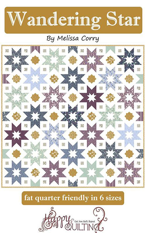 Wandering Star Pattern By Happy Quilting For Moda - Min.3