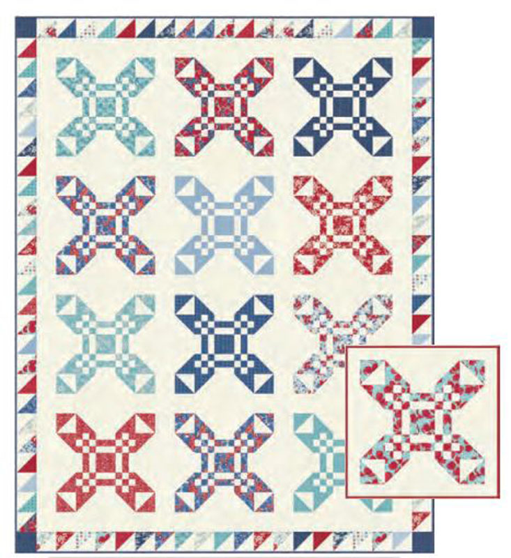 Josh\'s Jumping Jacks Quilt Pattern By Clark Street Quilts For Moda - Minimum Of 3
