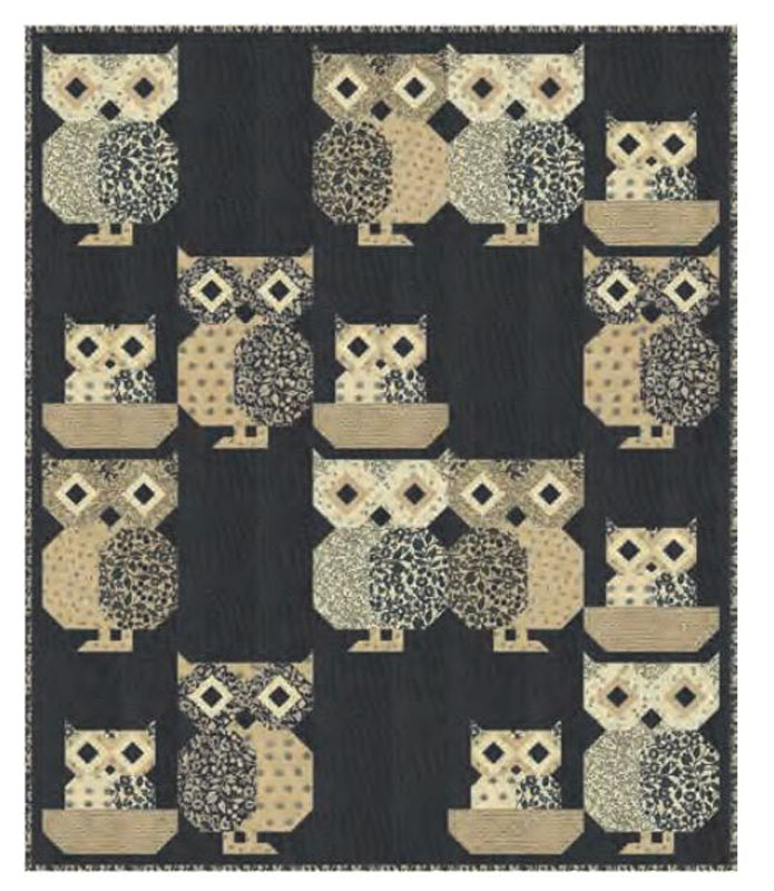 Feeling Owly Pattern By Coach House Designs For Moda  - Minimum Of 3