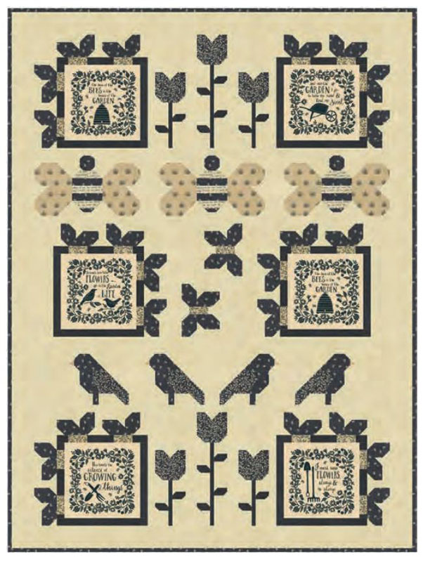 Happy Place Pattern By Coach House Designs For Moda  - Minimum Of 3