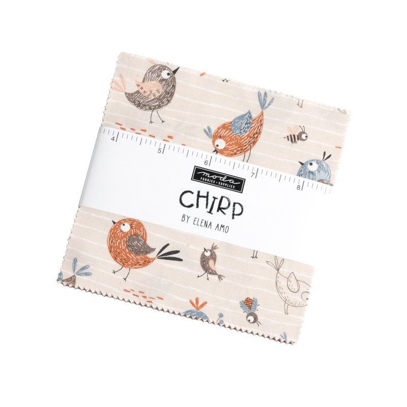 Chirp Charm Packs By Moda - Packs Of 12