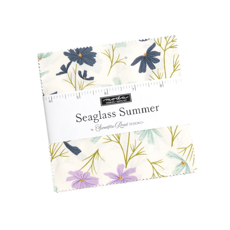 Seaglass Summer Charm Packs By Moda - Packs Of 12