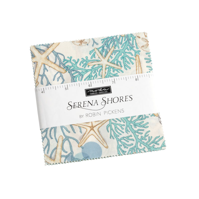 Serena Shores Charm Packs By Moda - Packs Of 12