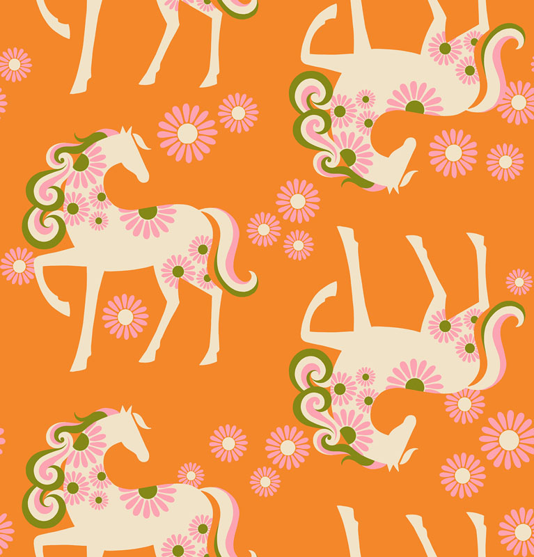 Carousel By Melody Miller Of Ruby Star Society For Moda - Canvas - Burnt Orange