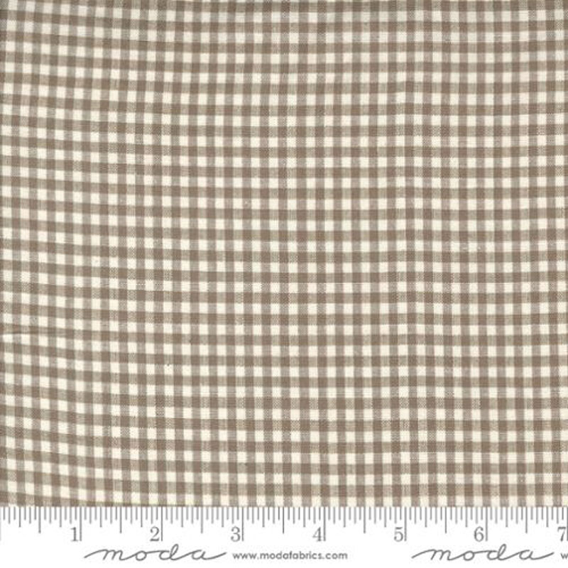 French General Woven Ginghams By French General For Moda - Stone - Pearl