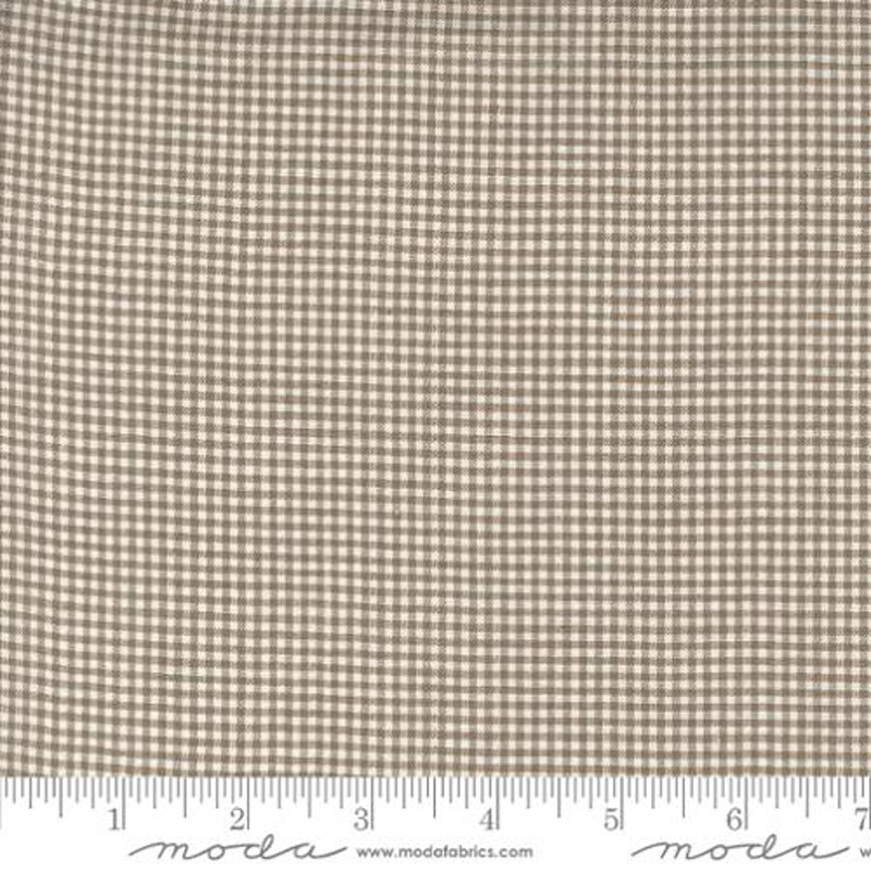 French General Woven Ginghams By French General For Moda - Stone - Pearl