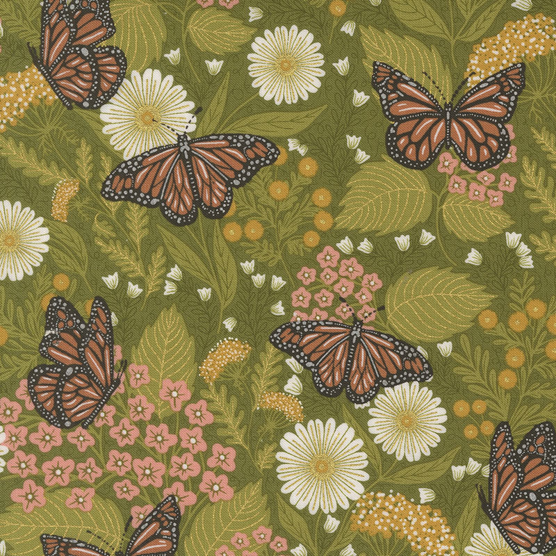 Bee Garden By Gingiber For Moda - Ivy