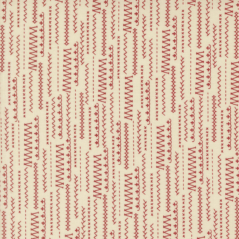 Threads By Sweetwater For Moda - Porcelain - Red