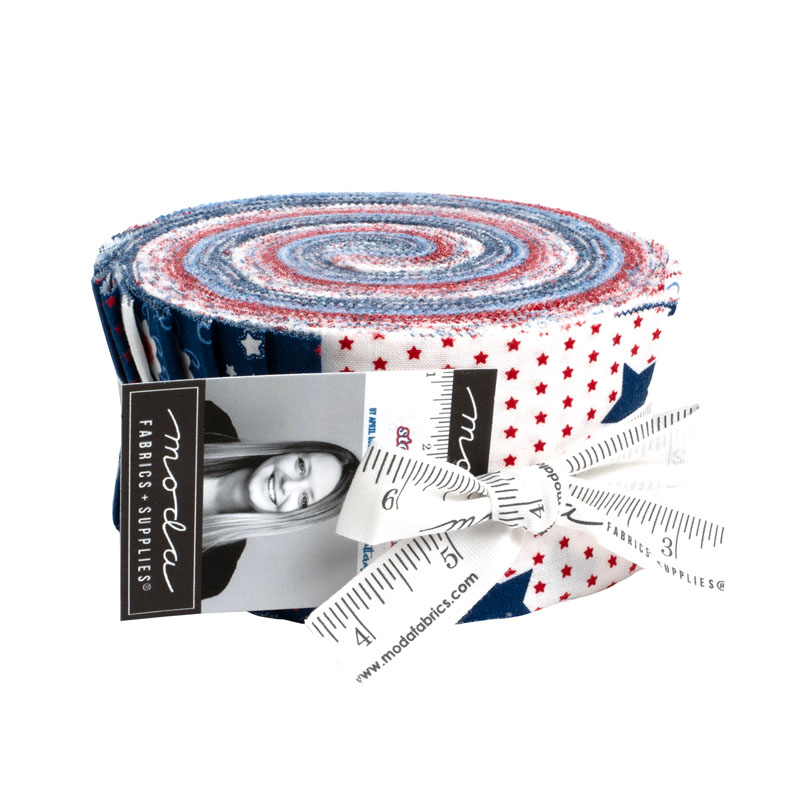 Star Spangled Jelly Rolls By Moda - Packs Of 4