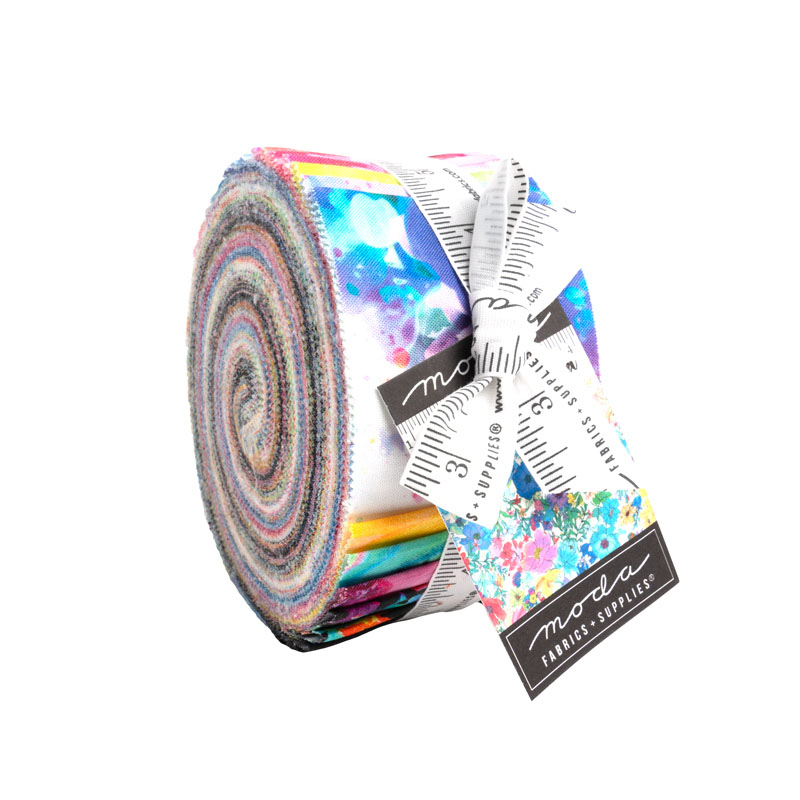 Gradients Euphoria Jelly Rolls By Moda - Packs Of 4