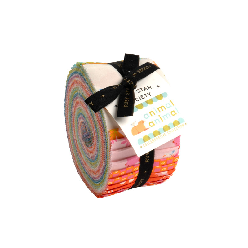 Animal Animal Jelly Rolls By Moda - Packs Of 4