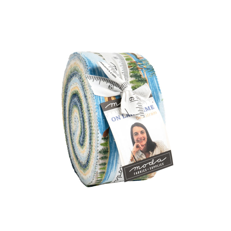 On Lake Time Jelly Rolls By Moda - Packs Of 4