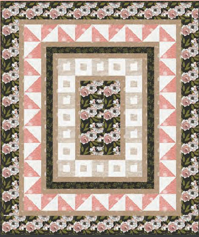 Framed Flora Pattern By Needle In A Hayes Stack For Moda - Minimum Of 3
