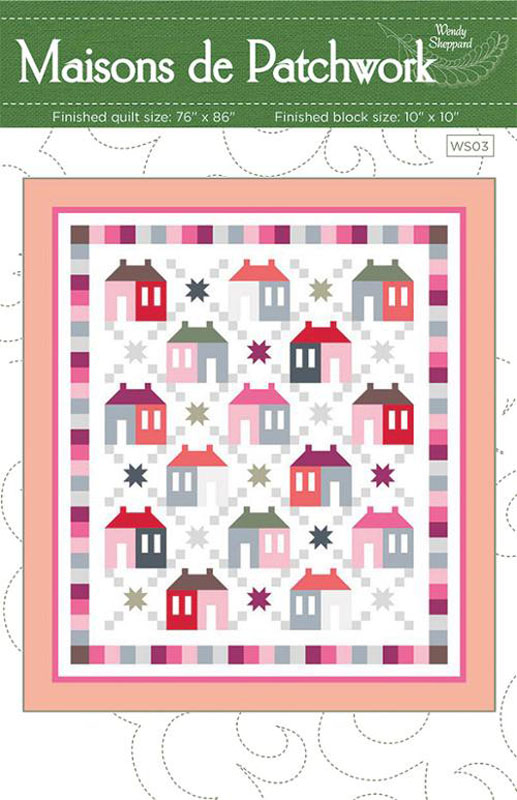 Maisons De Patchwork Pattern By Wendy Sheppard For Moda - Minimum Of 3