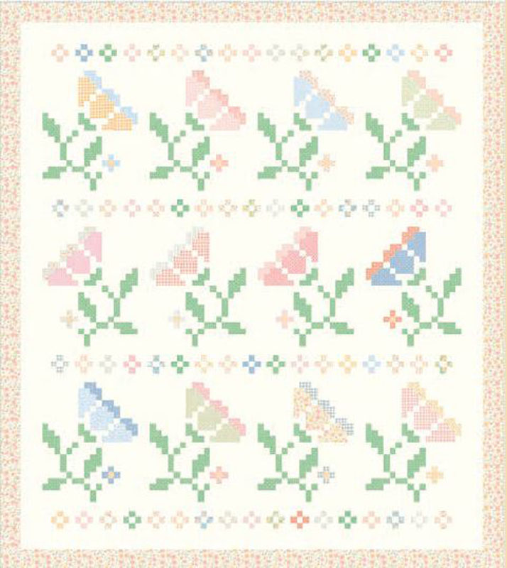 Blooming Stitches Pattern By My Sew Quilty Life For Moda - Minimum Of 3