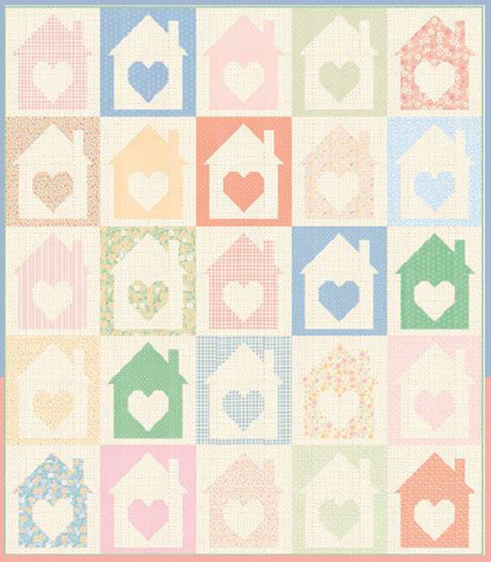 Loving Home Pattern By My Sew Quilty Life For Moda - Minimum Of 3