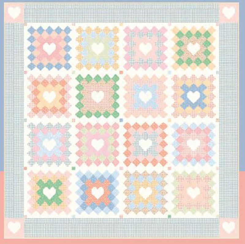 Granny\'s Heart Pattern By My Sew Quilty Life For Moda - Minimum Of 3