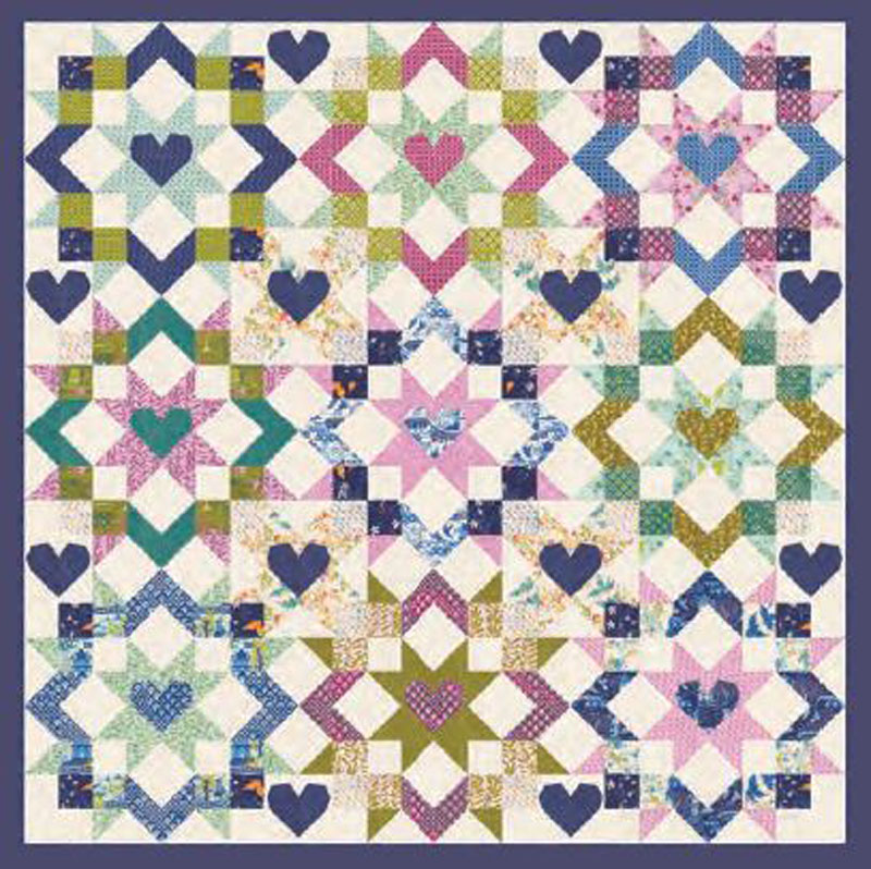 Star Crossed Lovers Pattern By Sariditty For Moda - Minimum Of 3