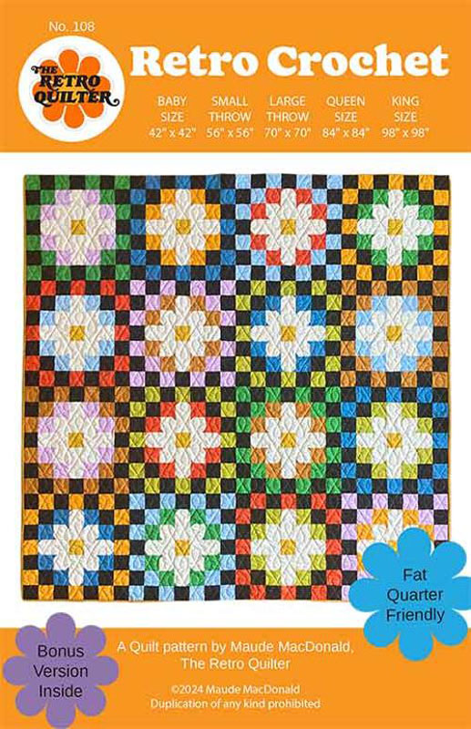 Retro Crochet Pattern By Retro Quilter For Moda - Min. Of 3