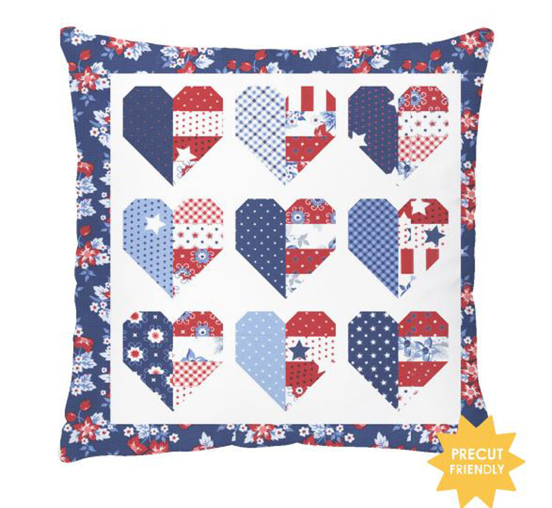 Heartstrings Pillow Pattern By Sew Lux Fabric & Gifts For Moda - Minimum Of 3
