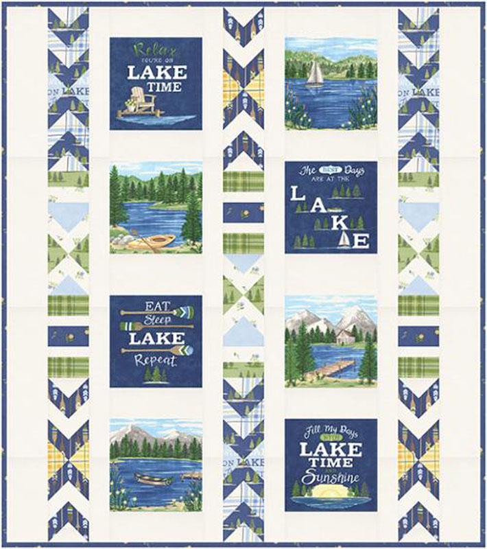 They At The Lake Pattern By Coach House Designs For Moda  - Minimum Of 3