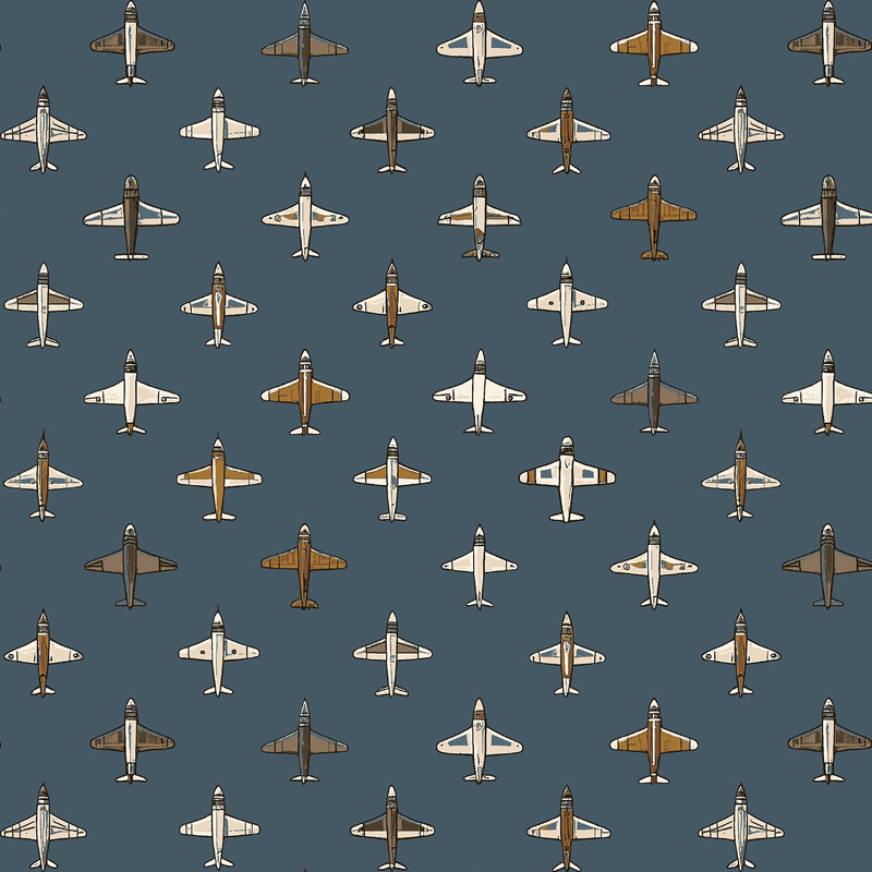 Aviator By Rjr Studio For Rjr Fabrics - Blue