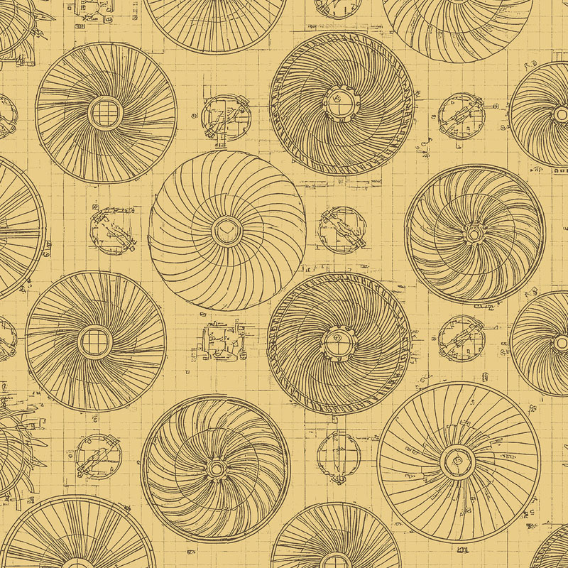 Aviator By Rjr Studio For Rjr Fabrics - Yellow