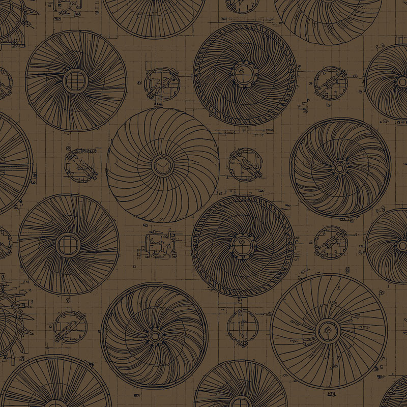 Aviator By Rjr Studio For Rjr Fabrics - Brown