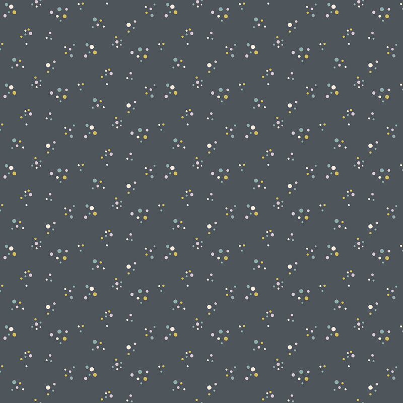 Flower Patch By Rebekka Connelly For Cotton + Steel Fabrics - Navy